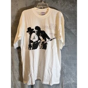 Vintage Bruce Springsteen Born To Run Tour Tee White Shirt XL USA 1999 Concert!!